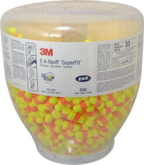 3M - One Touch Disposable Earplug Refill with 33 dB Earplugs - Yellow Earplugs, 500 Pairs - Americas Industrial Supply