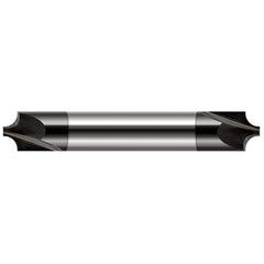 Harvey Tool - 0.03" Radius, 1/8" Diam, 2 Flute Solid Carbide Corner Rounding End Mill - Exact Industrial Supply
