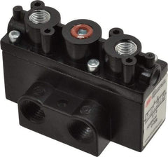 ARO/Ingersoll-Rand - 1/4" Inlet x 1/4" Outlet, Pilot Actuator, Pilot Return, 3 Position, Body Ported Solenoid Air Valve - 54 CFM, 1.5 CV, 4 Way, 150 psi, 2-15/16" Long x 1-15/16" Wide x 1-13/16" High, 0 to 180°F - Americas Industrial Supply