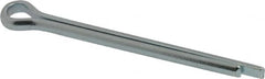 Value Collection - 1/4" Diam x 3" Long Extended Prong Cotter Pin - Grade 2, Zinc-Plated, Steel - Americas Industrial Supply