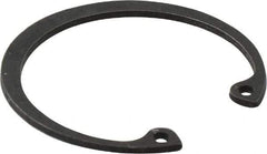 Value Collection - 1-1/4" Nominal, 0.05" Thick, Phosphate Finish, Spring Steel Snap Internal Retaining Ring - 0.056" Groove Width, 0.04" Groove Depth, 1.33" Groove Diam - Americas Industrial Supply