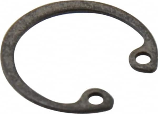 Value Collection - 5/16" Nominal, 0.015" Thick, Phosphate Finish, Spring Steel Snap Internal Retaining Ring - 0.02" Groove Width, 0.009" Groove Depth, 0.33" Groove Diam - Americas Industrial Supply