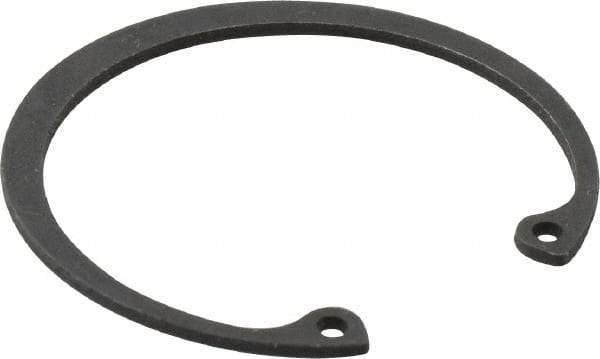 Value Collection - 1-7/16" Nominal, 0.05" Thick, Phosphate Finish, Spring Steel Snap Internal Retaining Ring - 0.056" Groove Width, 0.045" Groove Depth, 1.528" Groove Diam - Americas Industrial Supply