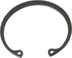 Value Collection - 1-1/2" Nominal, 0.05" Thick, Phosphate Finish, Spring Steel Snap Internal Retaining Ring - 0.056" Groove Width, 0.047" Groove Depth, 1.594" Groove Diam - Americas Industrial Supply