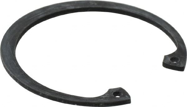 Value Collection - 1-11/16" Nominal, 0.062" Thick, Phosphate Finish, Spring Steel Snap Internal Retaining Ring - 0.068" Groove Width, 0.052" Groove Depth, 1.792" Groove Diam - Americas Industrial Supply