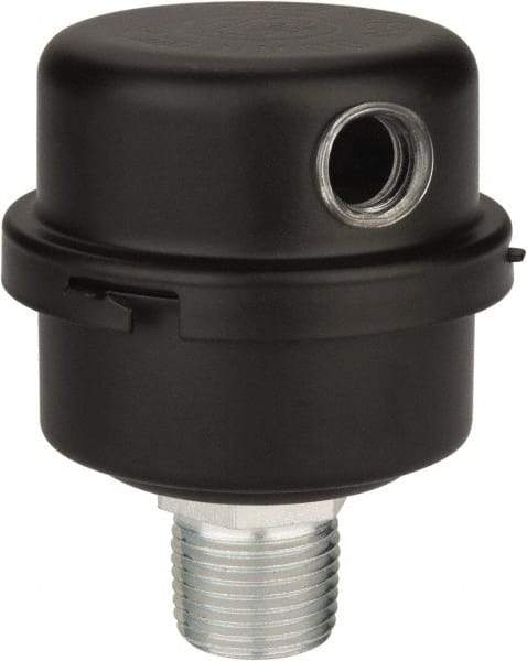 Made in USA - 1/2" Port, 2" High x 2" Wide, FRL Filter - 8 SCFM, 220°F Max - Americas Industrial Supply