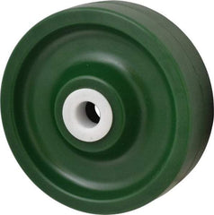 Albion - 6 Inch Diameter x 2 Inch Wide, Polyurethane Caster Wheel - 1,000 Lb. Capacity, 2-3/16 Inch Hub Length, 3/4 Inch Axle Diameter, Delrin Bearing - Americas Industrial Supply