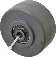 Albion - 4 Inch Diameter x 2 Inch Wide, Polyurethane Caster Wheel - 1,400 Lb. Capacity, 2-7/16 Inch Hub Length, 1/2 Inch Axle Diameter, Precision Ball Bearing - Americas Industrial Supply