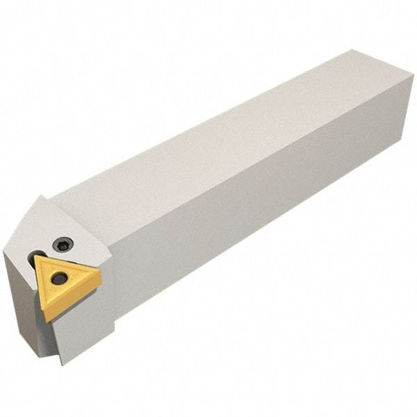 Iscar - PTGN, Left Hand Cut, 91° Lead Angle, 20mm Shank Height x 20mm Shank Width, Negative Rake Indexable Turning Toolholder - 125mm OAL, Series Isoturn - Americas Industrial Supply