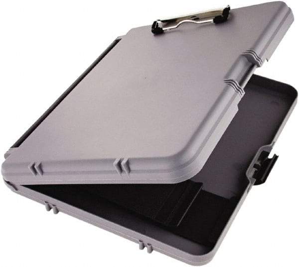 Saunders - 2-1/8" Long x 10-3/4" Wide, Clip Board - Charcoal & Gray - Americas Industrial Supply