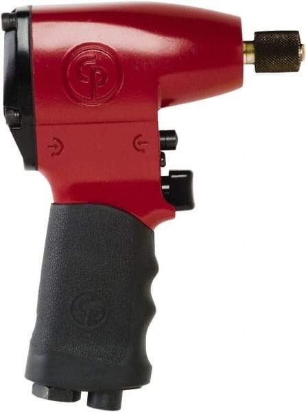 Chicago Pneumatic - 1/4" Drive, 7,000 RPM, 12 Ft/Lb Torque Impact Wrench - Pistol Grip Handle, 2,100 IPM, 8 CFM, 90 psi, 1/4" NPT Inlet - Americas Industrial Supply