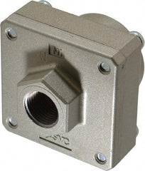 SMC PNEUMATICS - 3/8" NPTF Quick Exhaust Valve - 7 to 150 psi - Americas Industrial Supply
