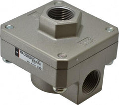 SMC PNEUMATICS - 3/4" NPTF Quick Exhaust Valve - 7 to 150 psi - Americas Industrial Supply