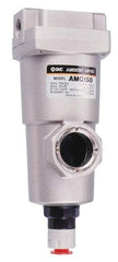 SMC PNEUMATICS - 2" NPT Pipe, 424 CFM Refrigerated Air Dryer - 75 kw, 16-3/4" Long, Open Auto Drain - Americas Industrial Supply