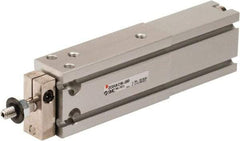 SMC PNEUMATICS - 16mm Bore x 25mm Stroke Vacuum Cylinder - 85 psi, 135.5mm OAL - Americas Industrial Supply