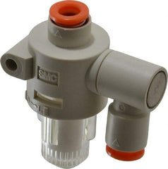 SMC PNEUMATICS - 1/4" Vacuum Suction Filter - 0.7 SCFM - Americas Industrial Supply