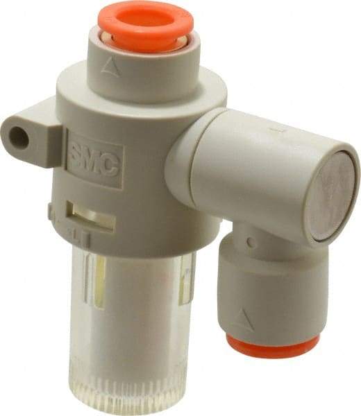SMC PNEUMATICS - 3/8" Vacuum Suction Filter - 2.7 SCFM - Americas Industrial Supply