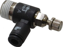 Legris - 1/8 Male NPT x 5/32" Tube OD Miniature Exhaust Valve - Americas Industrial Supply