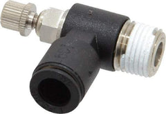 Legris - 1/8 Male NPT x 1/4" Tube OD Miniature Exhaust Valve - Americas Industrial Supply