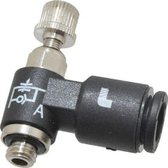 Legris - M5 BSPP x 6mm Tube OD Miniature Exhaust Valve - Americas Industrial Supply