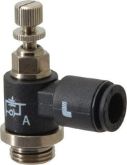 Legris - 1/8 BSPP x 6mm Tube OD Miniature Exhaust Valve - Americas Industrial Supply