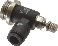 Legris - 1/4 BSPP x 6mm Tube OD Miniature Exhaust Valve - Americas Industrial Supply