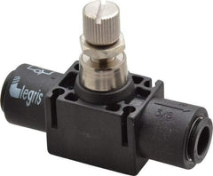 Legris - 3/8" Tube OD Inline Flow Control Valve - Americas Industrial Supply