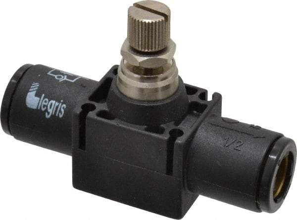 Legris - 1/2" Tube OD Inline Flow Control Valve - Americas Industrial Supply