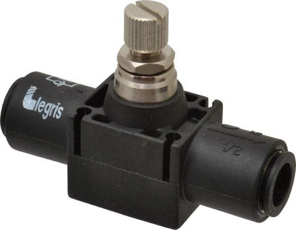 Legris - 12mm Tube OD Inline Flow Control Valve - Americas Industrial Supply