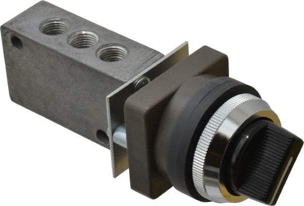 Mead - 4 Way Control Light Touch Valve - 1/8" NPT Inlet, Two Position - Americas Industrial Supply