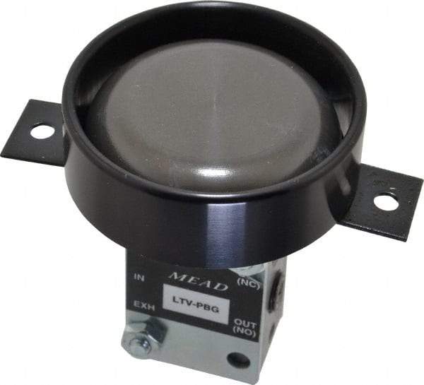 Mead - 0.24 CV Rate Ergonomic Low Stress Valve - 14 CFM, 125 Max psi, Panel Mount - Americas Industrial Supply