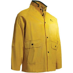 OnGuard - Size L Yellow Rain Jacket - Americas Industrial Supply