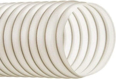 Hi-Tech Duravent - 8" ID, 11 Hg Vac Rating, 11 psi, Polyurethane Vacuum & Duct Hose - 50' Long, Black, 5-1/2" Bend Radius, -65 to 200°F - Americas Industrial Supply