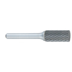 ‎SA-11 -1/8 × 1/2 LOC × 1/4 Shank × 2 OAL Cylindrical Carbide Medium Tough Cut Burr - Americas Industrial Supply