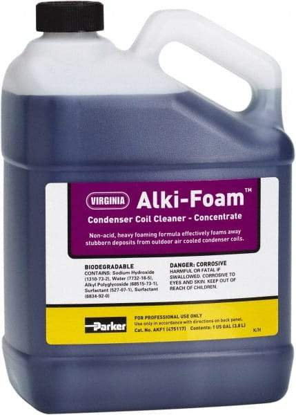 Parker - 1 Gal HVAC Coil Cleaner - For Cleaning Fin & Tube Surfaces of Outdoor A/C & Refrigeration Condensers Additional Information Outdoor Condenser Coil Cleaner - Americas Industrial Supply