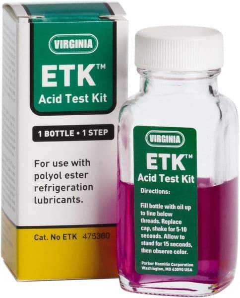 Parker - 1.4 oz Oil Acid Test Kit - Bottle - Americas Industrial Supply