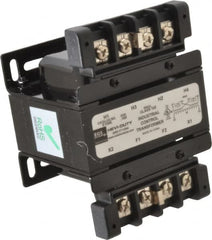 Sola/Hevi-Duty - 1 Phase, 0.1 kVA, Control Transformer - 2 Input, 1 Output Winding, 60 Hz, 4.61 Inch Deep x 2.96 Inch High, 131°F Temp Rise - Americas Industrial Supply