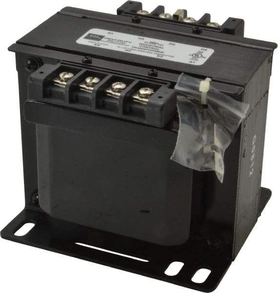 Sola/Hevi-Duty - 1 Phase, 1/4 kVA, Control Transformer - 2 Input, 1 Output Winding, 50/60 Hz, 5.53 Inch Deep x 4.53 Inch High, 131°F Temp Rise - Americas Industrial Supply