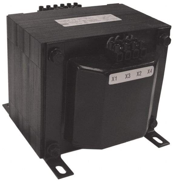 Sola/Hevi-Duty - 1 Phase, 0.15 kVA, Control Transformer - 2 Input, 1 Output Winding, 50/60 Hz, 5.21 Inch Deep x 3.89 Inch High, 131°F Temp Rise - Americas Industrial Supply