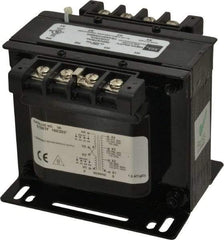 Sola/Hevi-Duty - 1 Phase, 0.1 kVA, Control Transformer - 2 Input, 1 Output Winding, 50/60 Hz, 4.48 Inch Deep x 3.89 Inch High, 131°F Temp Rise - Americas Industrial Supply