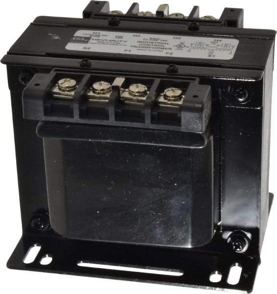 Sola/Hevi-Duty - 1 Phase, 0.15 kVA, Control Transformer - 2 Input, 1 Output Winding, 60, 50/60 at 220 V x 440 V, 50/60 at 230 V x 460 V Hz, 4.48 Inch Deep x 3.89 Inch High, 131°F Temp Rise - Americas Industrial Supply