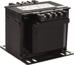 Sola/Hevi-Duty - 1 Phase, 0.5 kVA, Control Transformer - 2 Input, 1 Output Winding, 60, 50/60 at 220 V x 440 V, 50/60 at 230 V x 460 V Hz, 6.31 Inch Deep x 4.53 Inch High, 131°F Temp Rise - Americas Industrial Supply