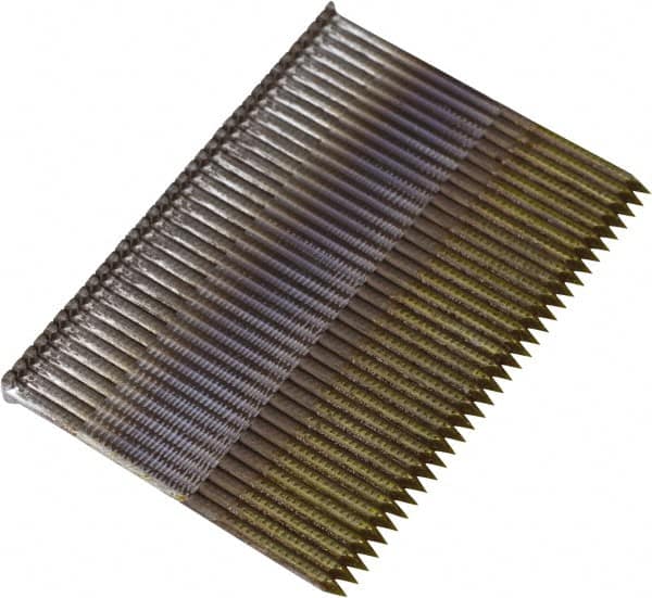 Stanley Bostitch - 13 Gauge 0.097" Shank Diam 5/8" Long Concrete Nails for Power Nailers - Steel, Bright Finish, Smooth Shank, Straight Stick Paper Tape Collation, Diamond Point - Americas Industrial Supply