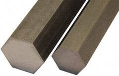 Value Collection - 1/2" Width Across Flats x 6' Long, Steel Hexagon Bar - Material Specification 12L14 - Americas Industrial Supply