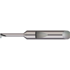 Grooving Tool: Retaining Ring Solid Carbide, 3/16″ Shank Dia, 0.015″ Groove Width