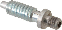 Gibraltar - 1/4-20, 1/2" Thread Length, 1/8" Max Plunger Diam, 1 Lb Init to 5 Lb Final End Force, Locking Knob Handle Plunger - Knobless Threaded Stud, 5/8" Length Under Head/Shoulder, 1/8" Plunger Projection - Americas Industrial Supply