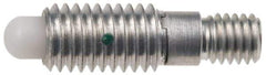 Gibraltar - 5/8-11, 1" Thread Length, 0.373" Max Plunger Diam, 5 Lb Init to 10 Lb Final End Force, Locking Knob Handle Plunger - Knobless Threaded Stud, 1-5/16" Length Under Head/Shoulder, 5/16" Plunger Projection - Americas Industrial Supply