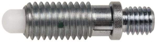 Gibraltar - 5/8-11, 1" Thread Length, 0.373" Max Plunger Diam, 5 Lb Init to 10 Lb Final End Force, Locking Knob Handle Plunger - Knobless Threaded Stud, 1-5/16" Length Under Head/Shoulder, 5/16" Plunger Projection - Americas Industrial Supply