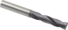 Kennametal - 3/8" 180° Spiral Flute Solid Carbide Screw Machine Drill Bit - Americas Industrial Supply