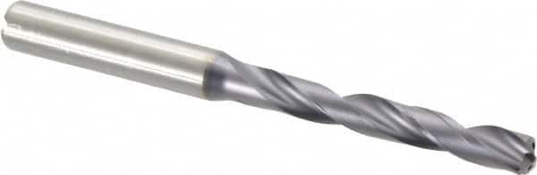 Kennametal - Letter E (1/4) 140° Solid Carbide Jobber Drill - Americas Industrial Supply